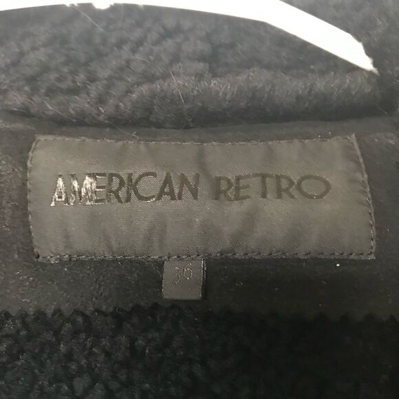 [American retro] oversized faux shearling moto #14 - Picture 5 of 8